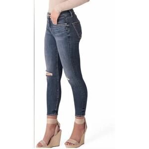 Silver Jeans Co. Avery High Rise‎ Skinny Crop Denim Jeans Women's Size W28 L26